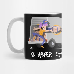 2 Metre Stretch Delivery Worker Mug